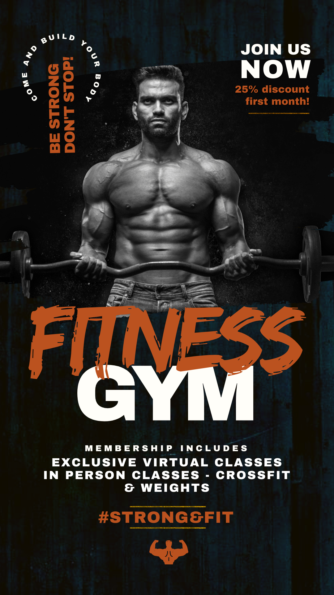 vertical screen gym_signage